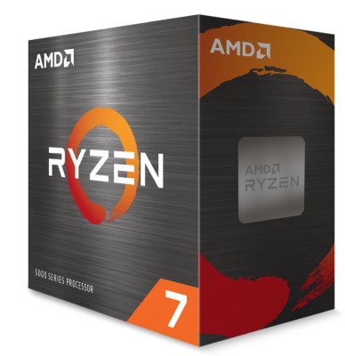 AMD Ryzen 7 5800X 8-Core 16-Thread (105W), 3,8/4,7 GHz, 36 MB cache, Socket AM4, boxad utan kylare