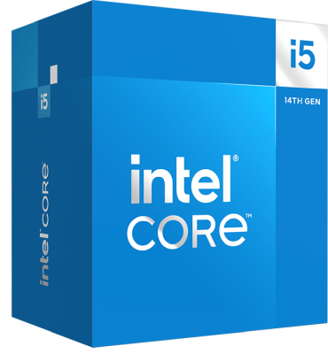 Intel Core i5-14400 10-Core 16-Thread (65W), 2,5/4,7 GHz, LGA1700, UHD Graphics 730, 20 MB cache, boxad med Laminar RM1 kylare