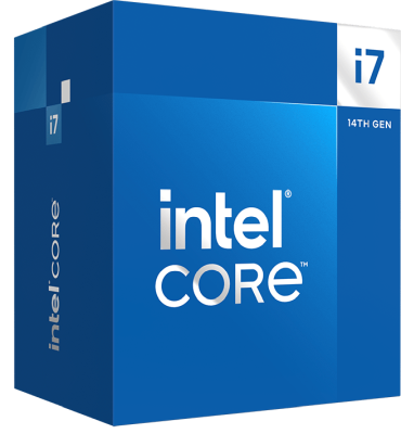 Intel Core i7-14700 20-Core 28-Thread (65W), 2,1/5,4 GHz, LGA1700, UHD Graphics 770, 24 MB cache, boxad med Laminar RM1 kylare