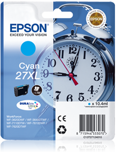 Epson 27XL Cyan, 1100 sidor