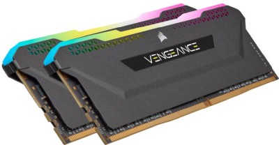 16 GB (2x8GB) DDR4-3600 Corsair Vengeance RGB PRO SL CL18 - Svart