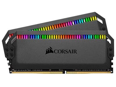 16 GB (2x8GB) DDR4-3200 Corsair Dominator Platinum RGB CL16 - Svart