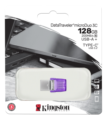 128 GB Kingston DataTraveler microDuo 3C G3, USB 3.0/USB-C#2