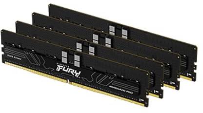 128 GB (4x32GB) DDR5-6000 Kingston FURY Renegade Pro CL32 ECC REG, AMD EXPO