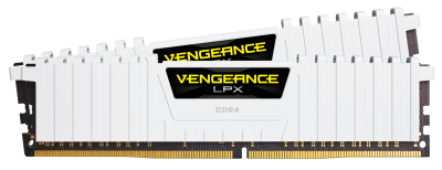 16 GB (2x8GB) DDR4-2666 Corsair Vengeance LPX White CL16