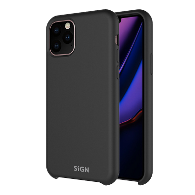 SiGN Liquid Silicone Case for iPhone 11 - Black