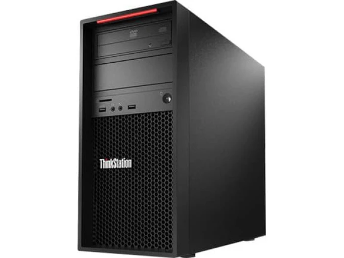 Lenovo ThinkStation P520C - Xeon, 64GB RAM, 256GB SSD, Framifrån