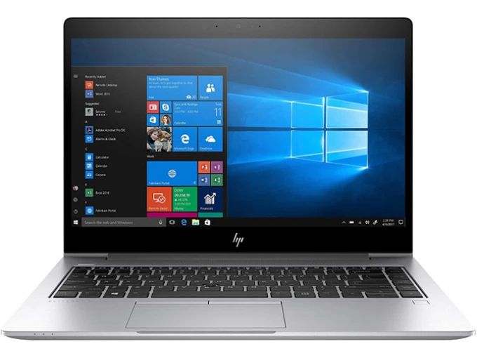 HP EliteBook 840 G5 – 14", Core i5, 16GB, 256GB SSD - Framifrån