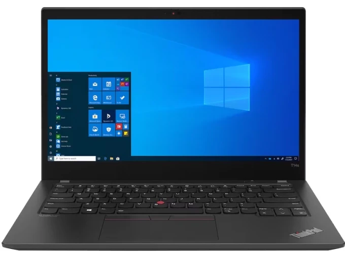 Lenovo ThinkPad T14s G2 – 14″, Core i5, 16GB, 256GB SSD framifrån
