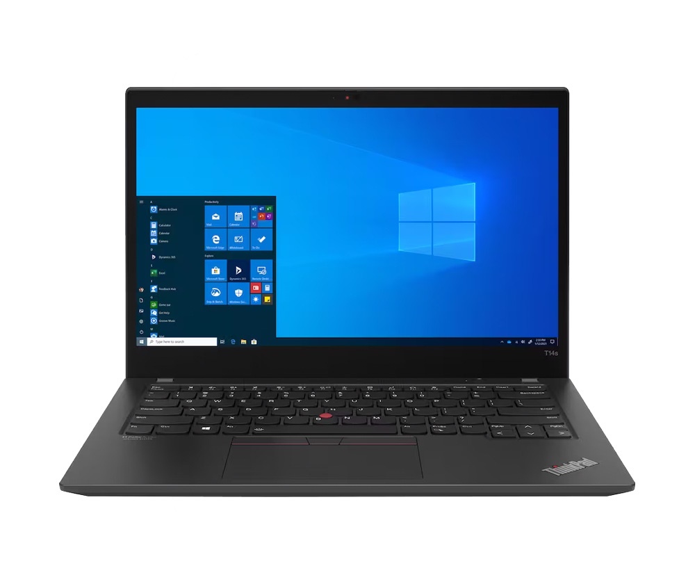 Lenovo ThinkPad T14s G2 – 14″, Core i5, 16GB, 256GB SSD framifrån
