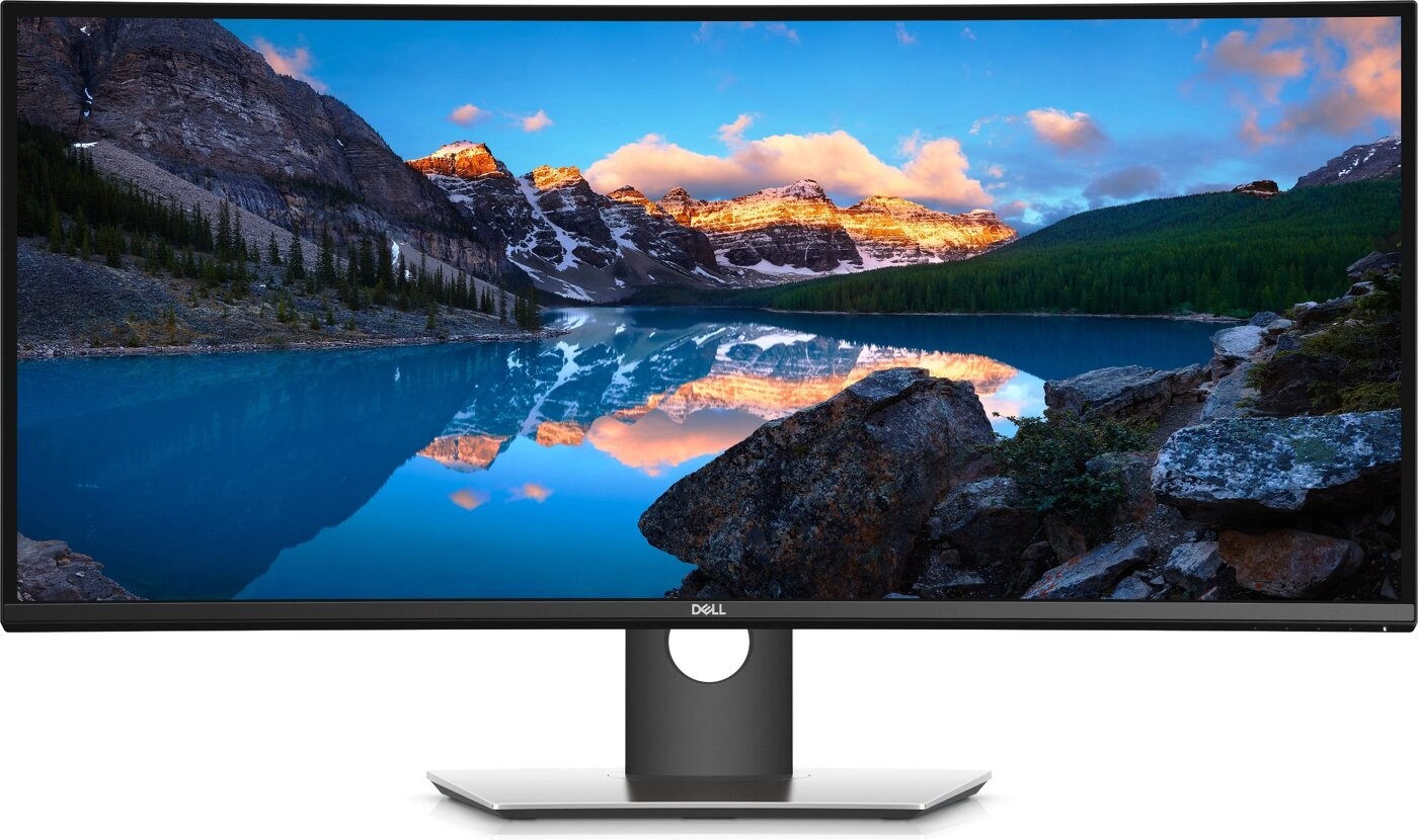 Dell U3419W – 34", IPS, WQHD, HDMI, USB-C, Högtalare, Framifrån