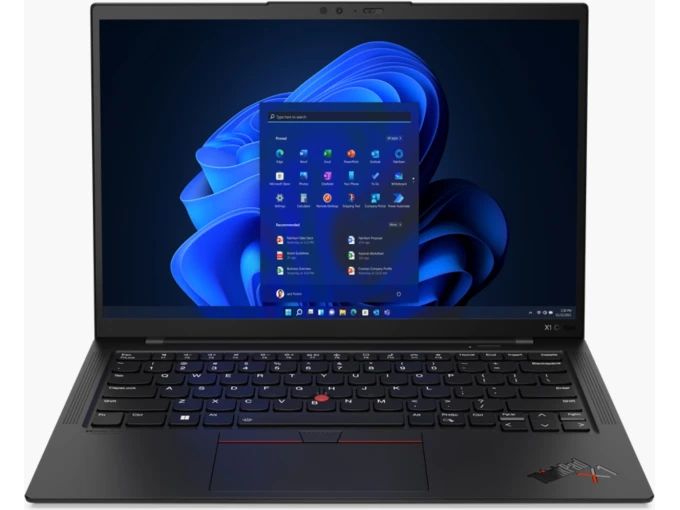 Lenovo ThinkPad X1 Carbon G10 – 14", Core i7, 16GB, 512GB SSD - Framifrån