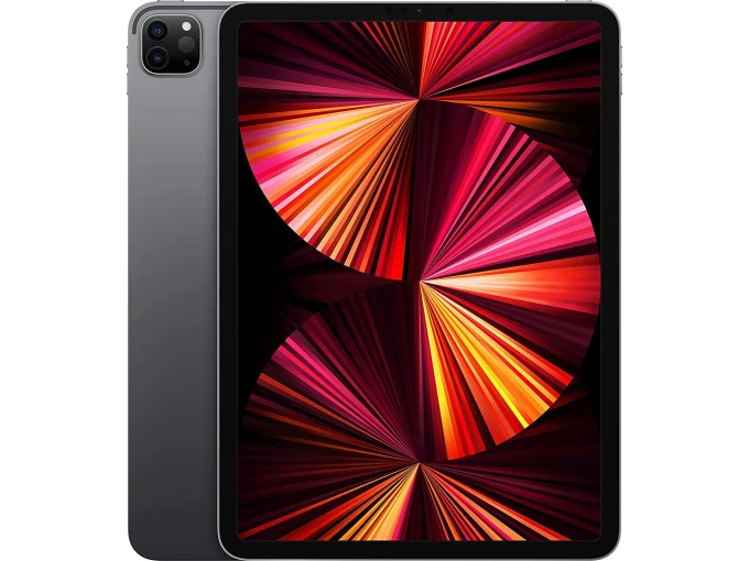 Apple iPad Pro 11 (3rd Gen, 2021) - 256GB, WiFi + Cellular, Space Gray - Framifrån
