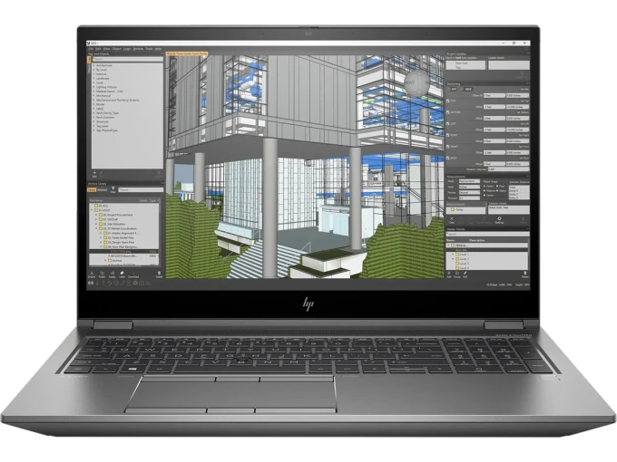 HP ZBook Fury 15 G8 - 15.6", Core i9, 32GB, 1TB SSD, RTX A3000 höger sida