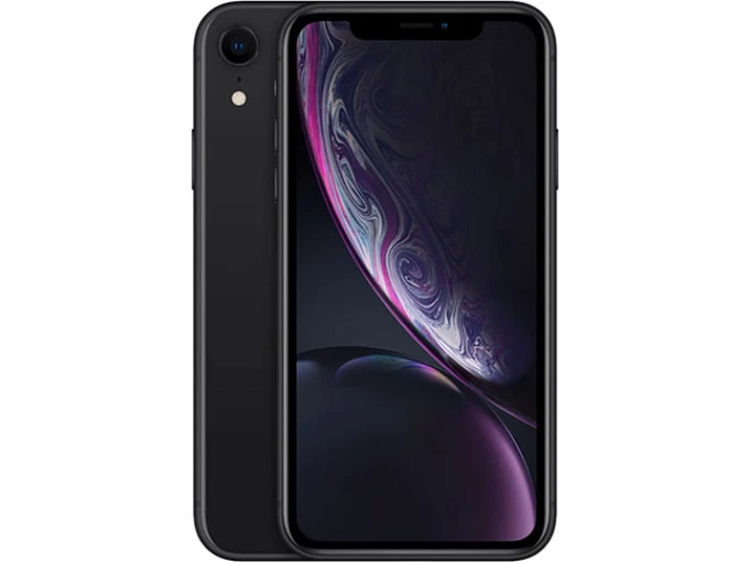 Apple iPhone XR - 64GB, Svart, Framifrån