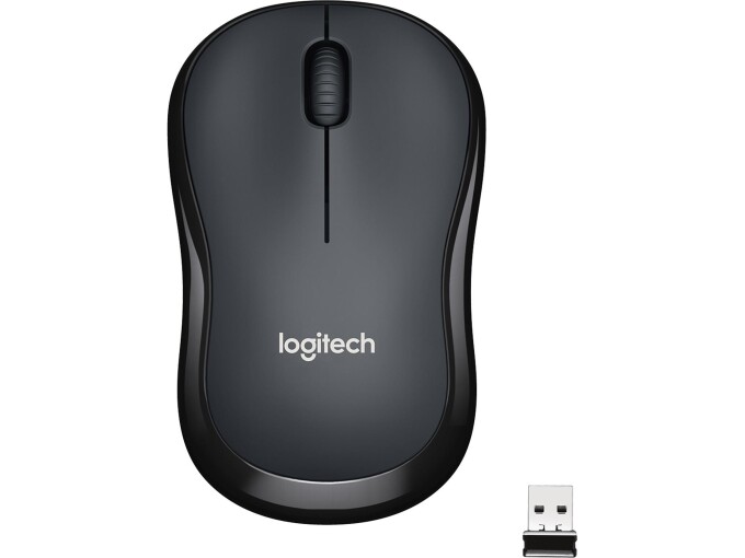 Logitech M220 Silent – 3 knappar | trådlös | USB-mottagare | brun