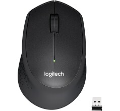Logitech M330 SILENT PLUS - 3 knappar | Trådlös | Svart