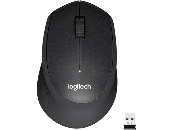 Logitech M330 SILENT PLUS - 3 knappar | Trådlös | Svart