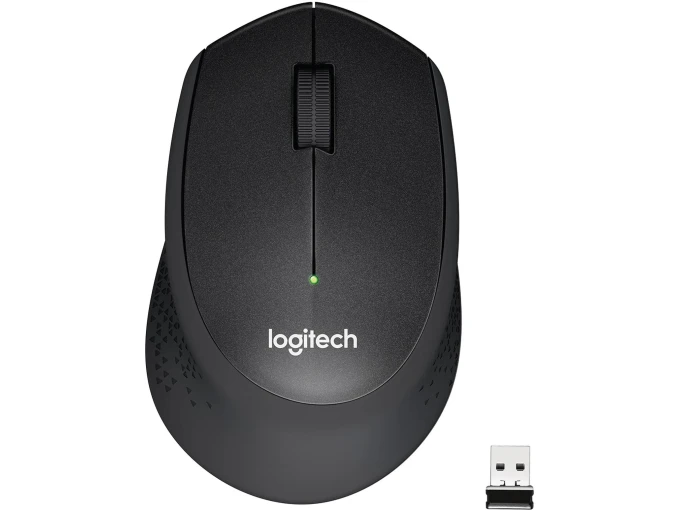 Logitech M330 SILENT PLUS - 3 knappar | Trådlös | Svart