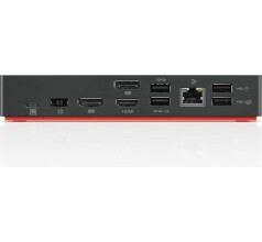 Lenovo ThinkPad USB-C Dock G2 – Dockningsstation | USB-C | 2 x DisplayPort, 1 x HDMI | Max 3 Displays | 60W (PD)