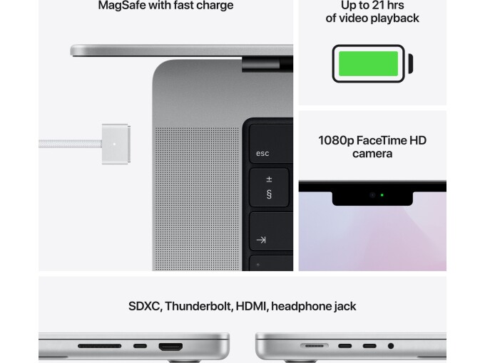 Apple MacBookPro 16 2021 Silver