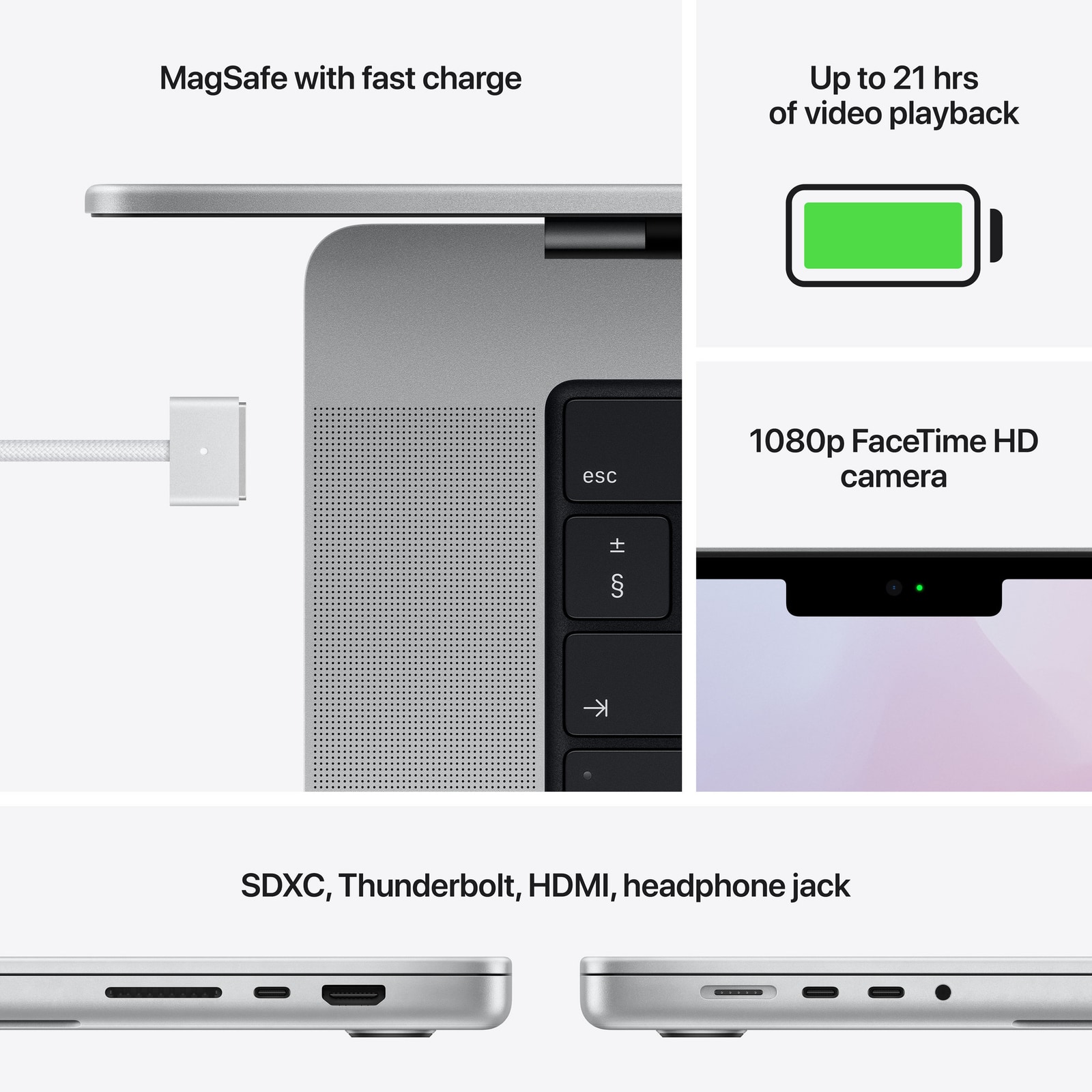 Apple MacBookPro 16 2021 Silver