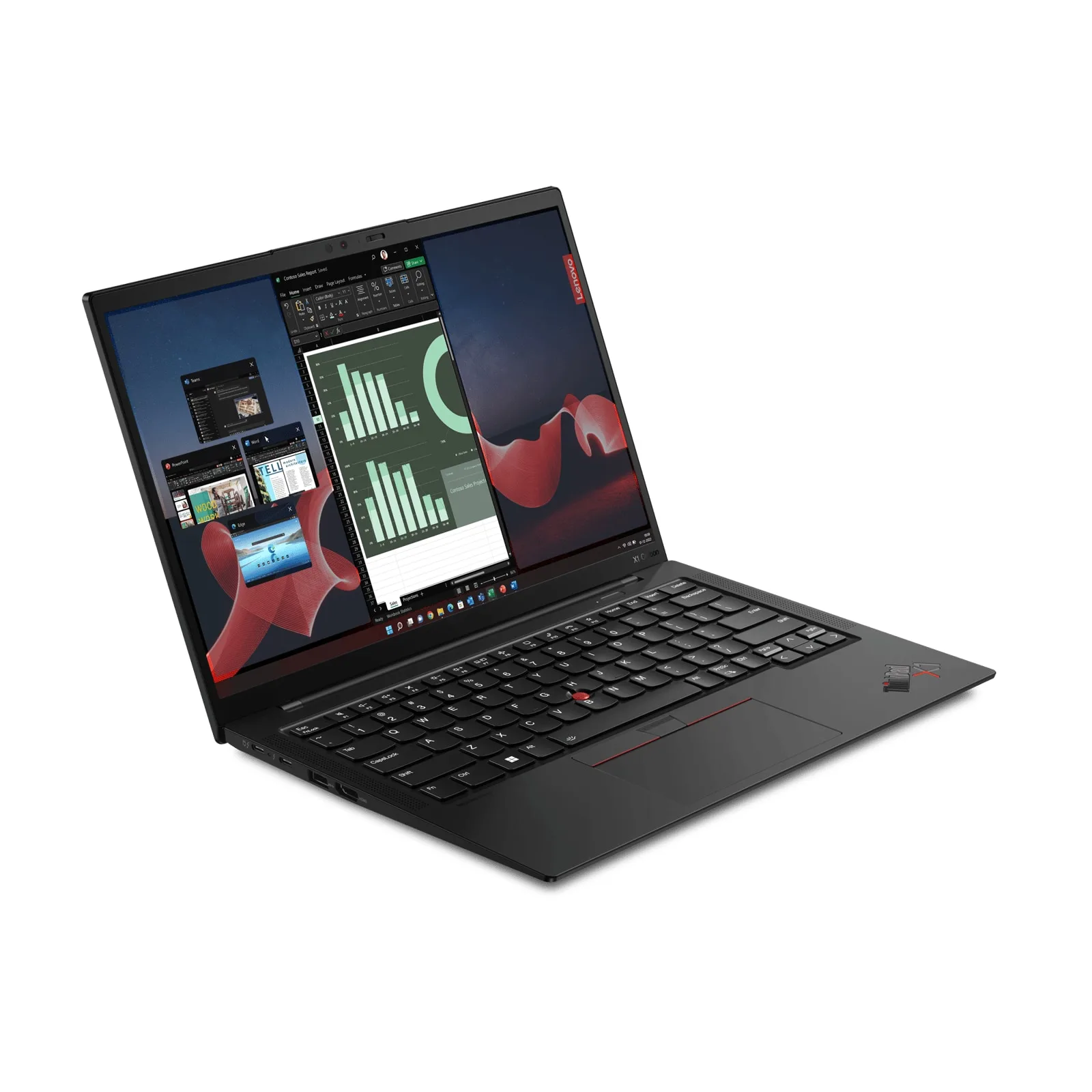 Lenovo ThinkPad X1 Carbon G11 – WUXGA, i7-1355U, 16GB, 1TB, Touch – Skick B – bild 5