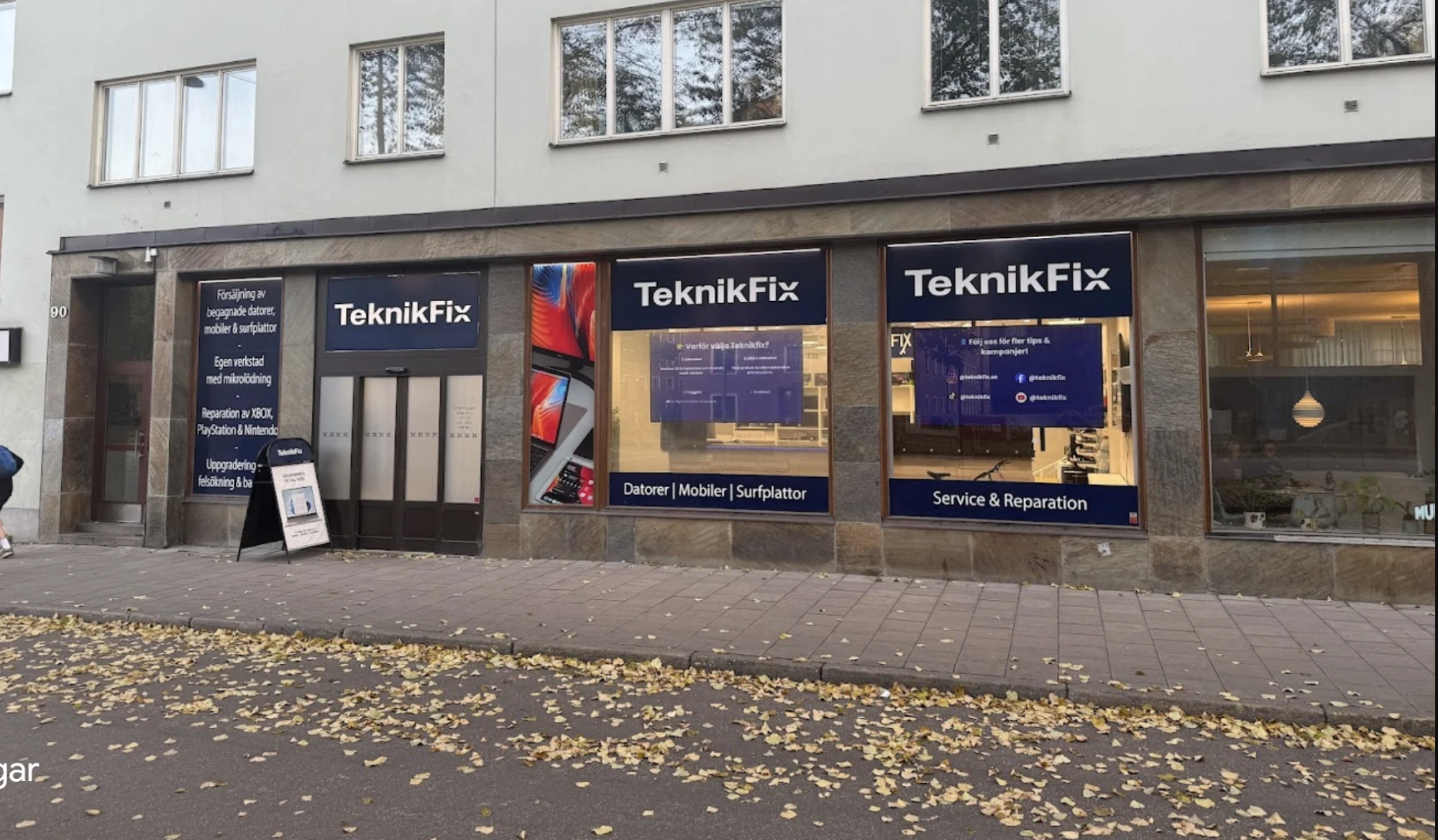 TeknikFix butik på Ringvägen 90 Södermalm Stockholm