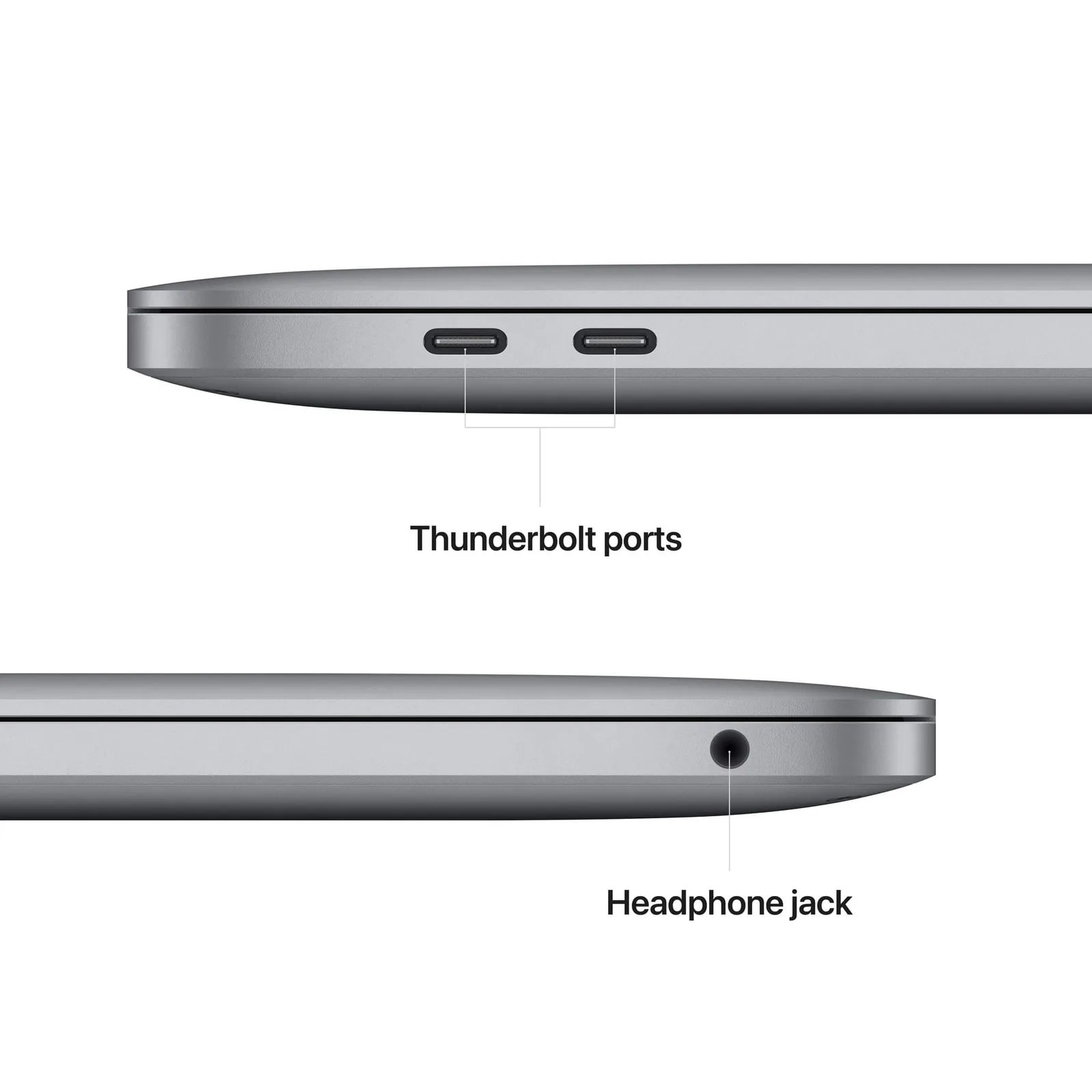 Apple MacBook Pro 13 (2022) – M2 8C/10G, 16GB, 256GB, Space Gray – Skick B – bild 3