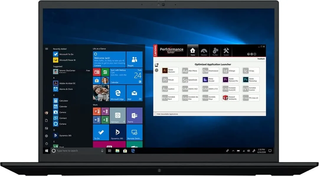 Lenovo ThinkPad P1 G4 – WQXGA, i7-11850H, 32GB, 512GB SSD, T1200 – Skick B – bild 1