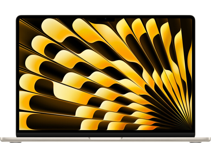 Apple MacBook Air 15 (2023) – 15,3" | M2 8C/10G | 8GB | 512GB SSD | Starlight | Skick A – produktbild 1