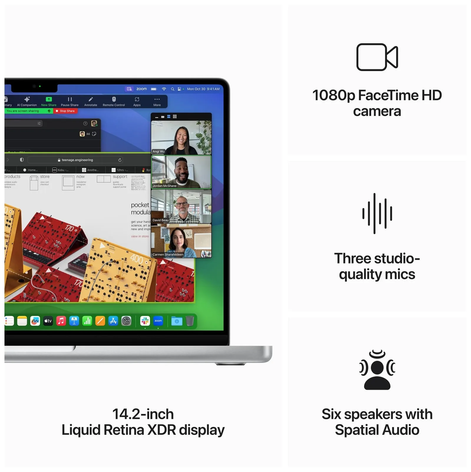 Apple MacBook Pro 14" (2023) – 14.2" | M3 Pro 11C/14G | 18GB | 512GB SSD | Silver – bild 5