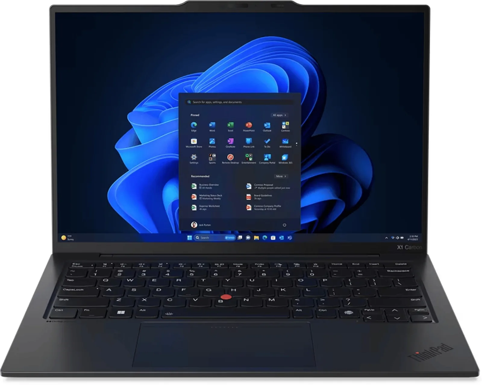 Lenovo ThinkPad X1 Carbon G12 – WUXGA, U7-155U, 32GB, 1TB SSD – Skick A – bild 1