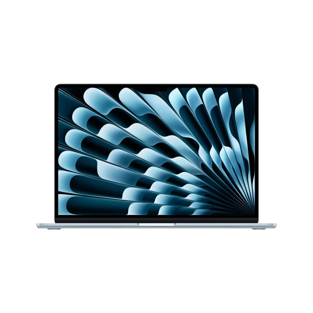 Apple MacBook Air 15 (2025) – M4 10C/10G, 16GB, 256GB, Sky Blue – Skick A – bild 1