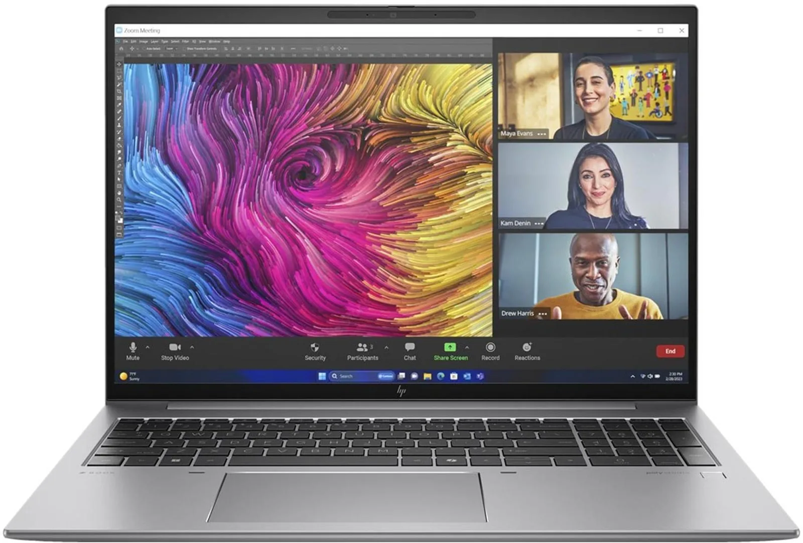HP ZBook Firefly 16 G11 – FHD+, U7-155H, 32GB, 512GB SSD, RTX A500 – Skick B – bild 1