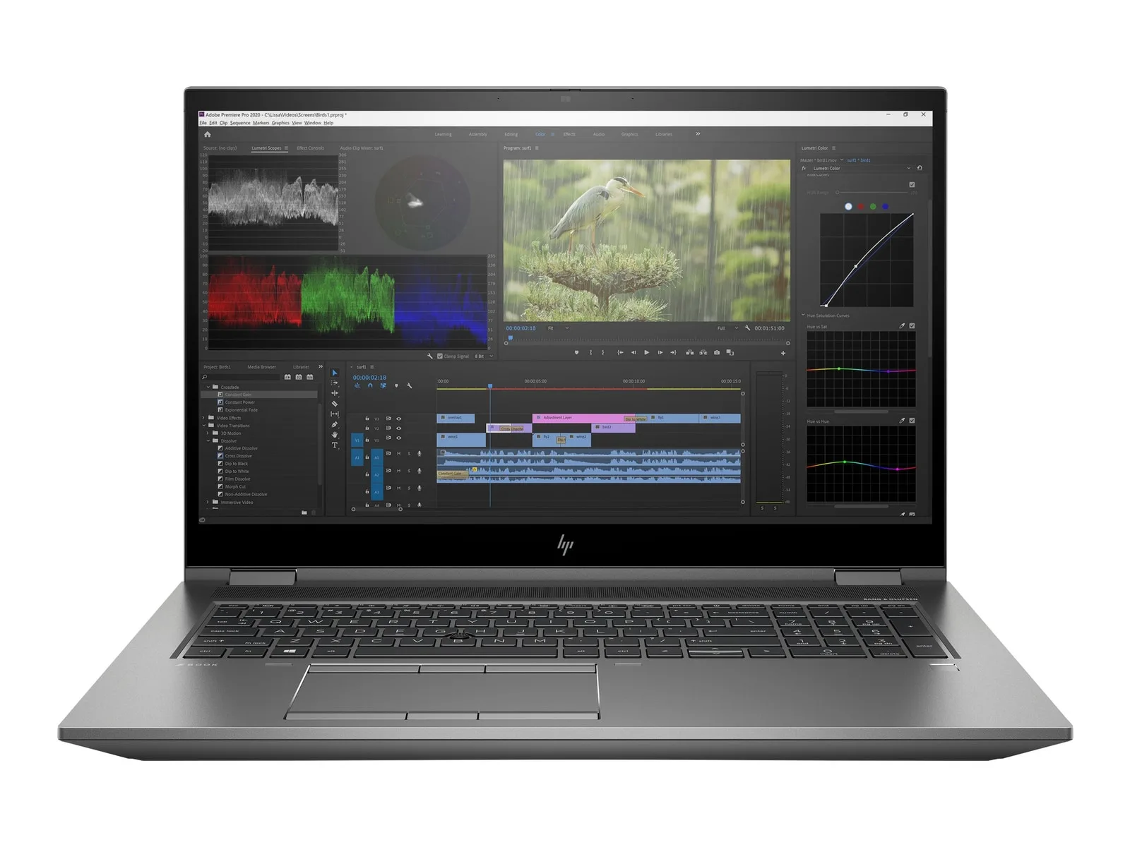 HP ZBook Fury 17.3 G8 – FHD, i7-11850H, 32GB, 1TB SSD, RTX A3000 – Skick A – bild 1